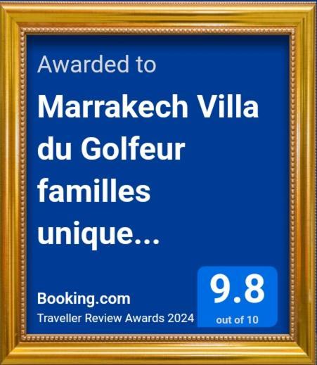 Marrakech Villa Du Golfeur Familles Uniquement Marrakesh Exterior foto