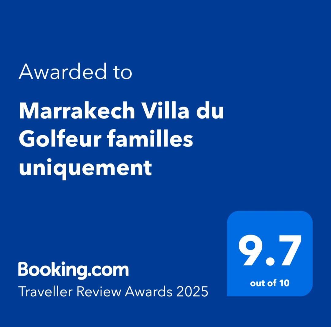Marrakech Villa Du Golfeur Familles Uniquement Marrakesh Exterior foto